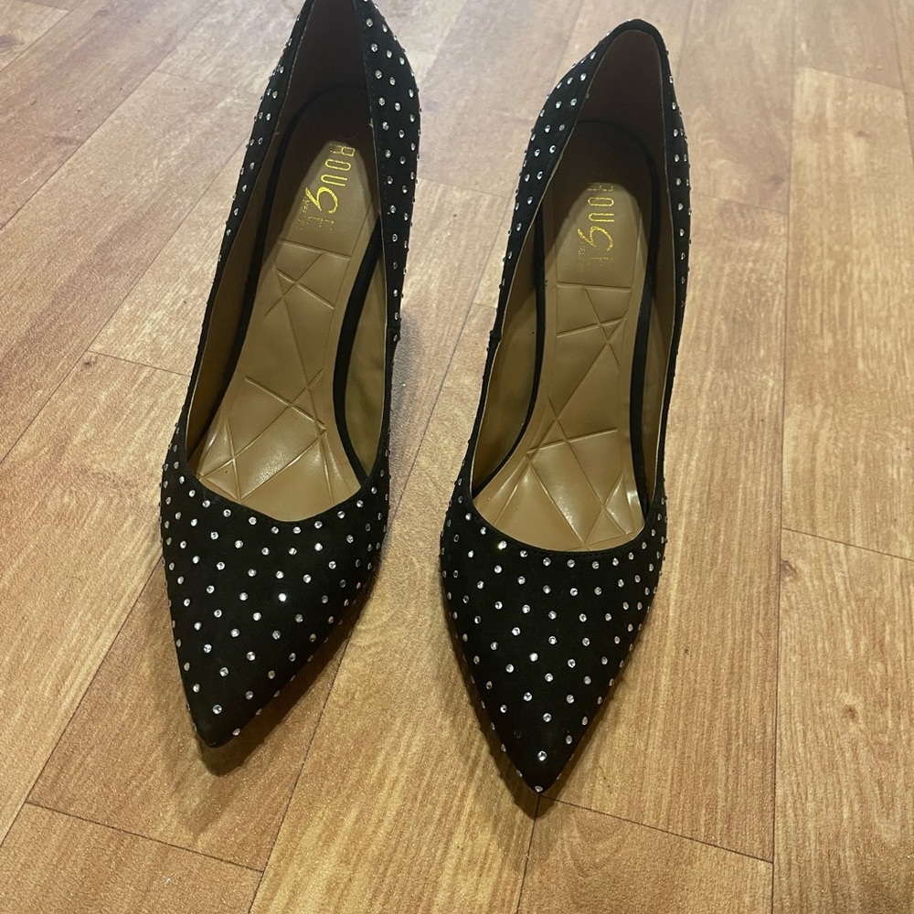 Black Studded Heels